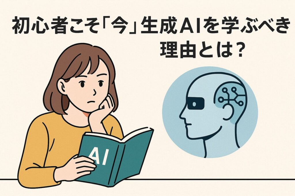 初心者こそ「今」生成AIを学ぶべき理由とは？